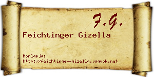 Feichtinger Gizella névjegykártya
